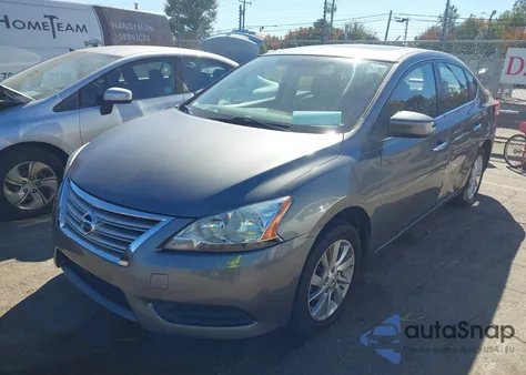 2015 Nissan Sentra Sv из США, поврежденный, VIN 3N1AB7AP7FY352643